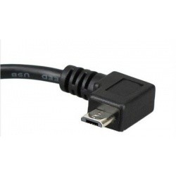 Right-angle micro-USB OTG cable for Samsung Galaxy S4 S5 and RTL-SDR