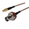 Pigtail MCX Male - BNC Female 15/50/100cm Passion Radio RF Cables & Adapters PIGTAIL-BNC-F-MCX-M-51