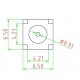 Straight PCB connector SMA Female solder Passion Radio RF Cables & Adapters ADAPT-SMA-PCB2-837