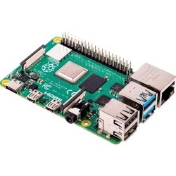 Raspberry Pi 4 B WiFi 2.4 / 5.0 GHz BLE DDR memory 2Go 4Go or 8 Go