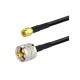 Coaxial cable 1, 2, 5 or 10m SMA-Male UHF-Male (KSR195) Passion Radio UHF (PL) CABLE-COAXIAL-SMA-M-UHF-1M-305