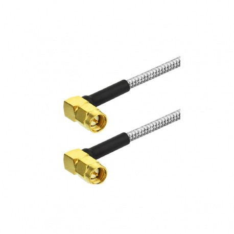 RG-402 coaxial cable with SMA Male angled x2 Passion Radio SMA CABLE-RG402-SMA-COUDE2-991