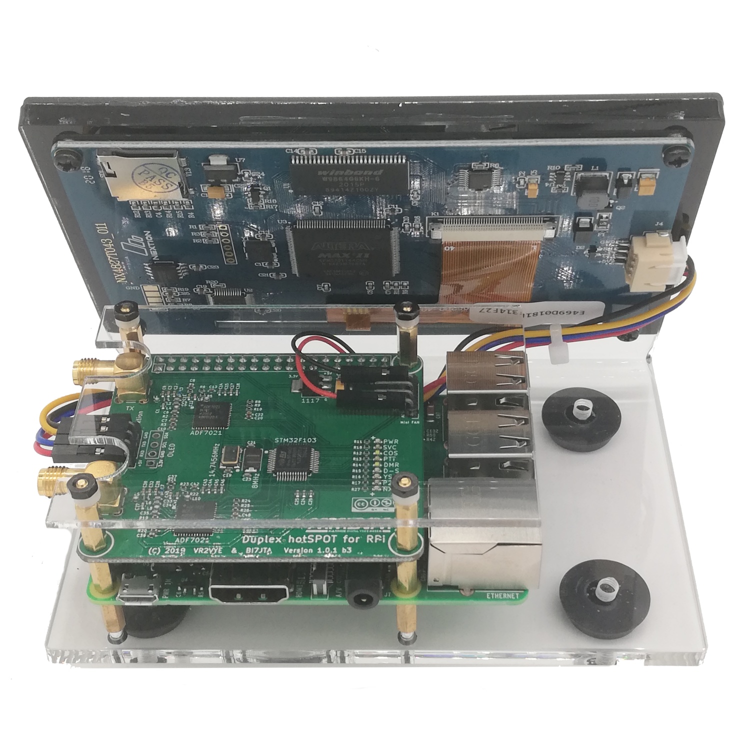 MMDVM Duplex Rpi Hotspot With Nextion Display