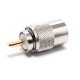 PL male 6mm for coaxial RG-58