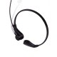 Laryngophone microphone with double microphone and earphone tube + PTT