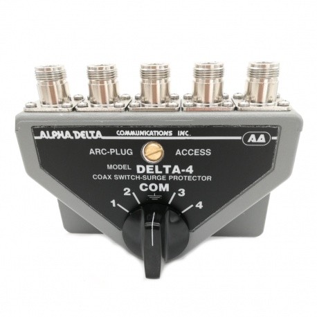 4 position antenna switch with N female ALPHA DELTA 4B-N