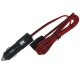 CB 12V President 3-pin power cord with cigarette lighter socket for car