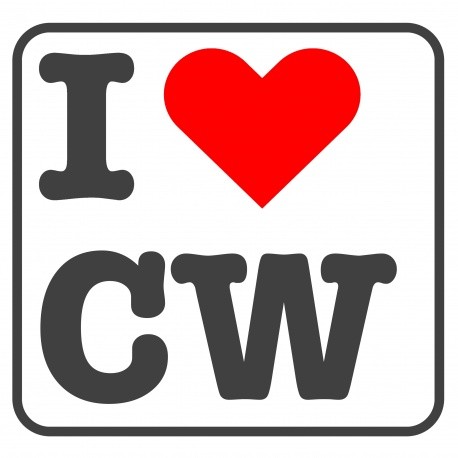 I love CW sticker