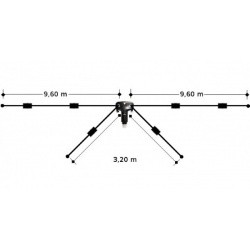 Long Wire HF 5 bands 80-10m DIAMOND W8010