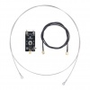 NE592 active HF mini loop antenna for portable use with 9V battery