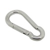 Spring hook carabiner for guy wires from to 10 mm