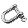 Straight shackle for 5 to 10 mm shrouds