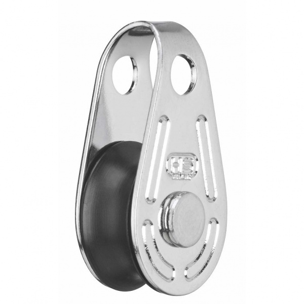 Stainless steel pulley for 5 mm guy rope