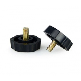 Plastic 4mm radio screws (pair)