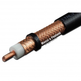 Flexible, low-loss 12.7 mm HYPERFLEX 13 M&P coaxial cable
