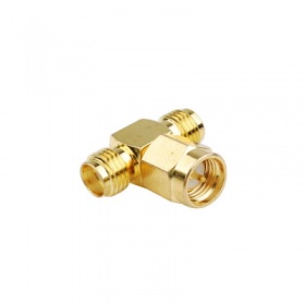 Adapter type T SMA Male to 2 SMA Female