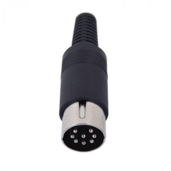 8-pin DIN male connector for Yaesu Kenwood Icom