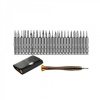 Set of 25 precision screwdrivers