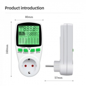 220V digital wattmeter LCD energy meter