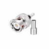 BCN Male crimp connector for coaxial cable RG316 RG174 and LMR100