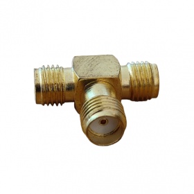 Adapter type T SMA Female to 2 SMA Female