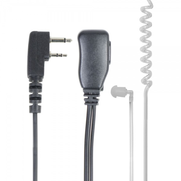 Headset with microphone and acoustic tube PNI HF34 with 2-pin Midland plug