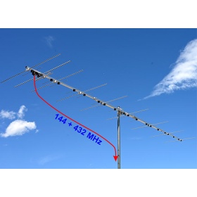 2m & 70 cm DualBand Antenna 9 & 21 element 2m70cm29DXAP (AA)