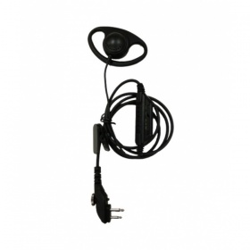 HYTERA EHM15-A D-style Earpiece with In-line PTT & Microphone for BD PD4 PD5 series & analogue radios
