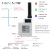 TTGO T-Echo LoRa SoftRF 868MHz WIFI BT5 GPS development board + screen & case