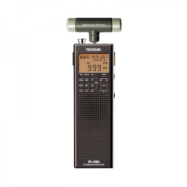 TECSUN PL360 AM radio receiver 150-21950 kHz + FM 76-108MHz