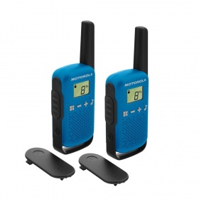 Walkie-talkie x2 PMR446 Motorola T42 Blue 16 channels 500mW