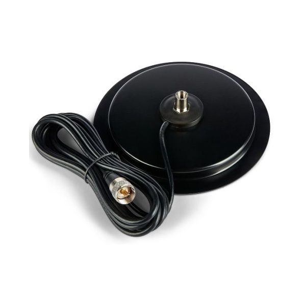 Turbo-38 magnetic base for 3/8" antenna with UHF Male cable