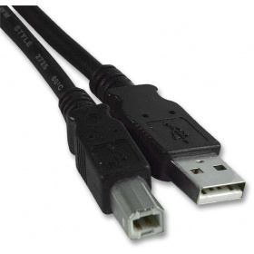 USB 2.0 Male A-B cable for Ham It Up & SDRPlay RSP Passion Radio USB CABLE-USB-AB1-NOIR-66