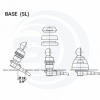 SIRIO MGA 55-550 MHz base S antenna with coaxial cable