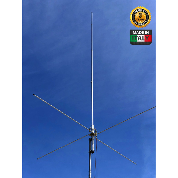 Grazioli FE6V Vertical antenna 50 to 54MHz 5/8 band 6m 2kW max.