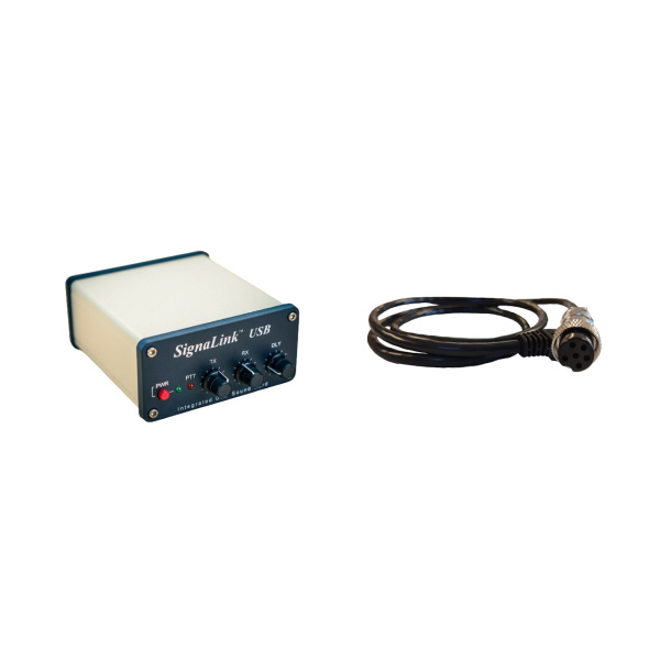 Signalink SLUSB-6R pack for President CRT RCI Anytone with 6-pin microphone socket